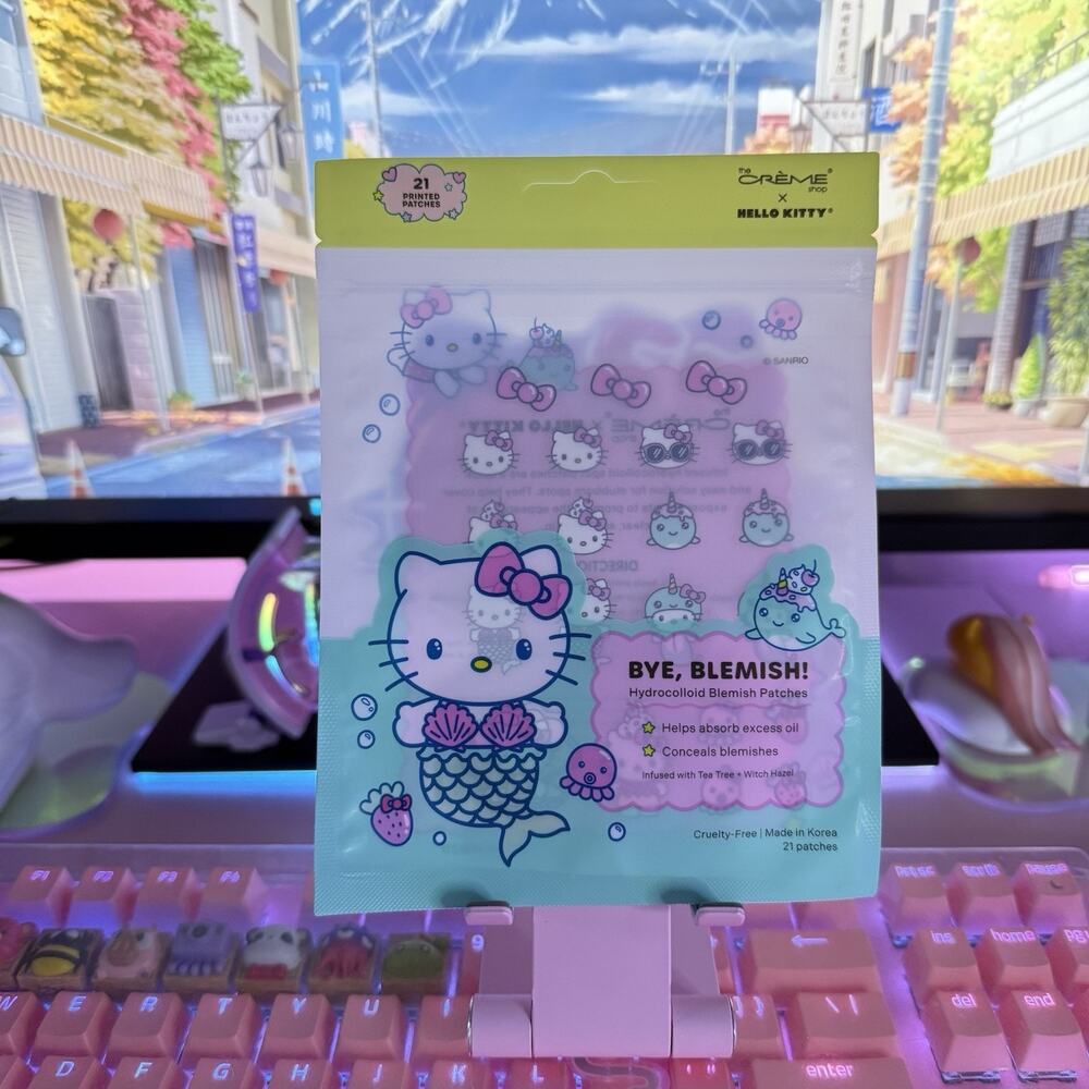 The Creme Shop Sanrio Hello Kitty Hydrocolloid Acne Blemish Pimple Patches 21 - Picture 4 of 16